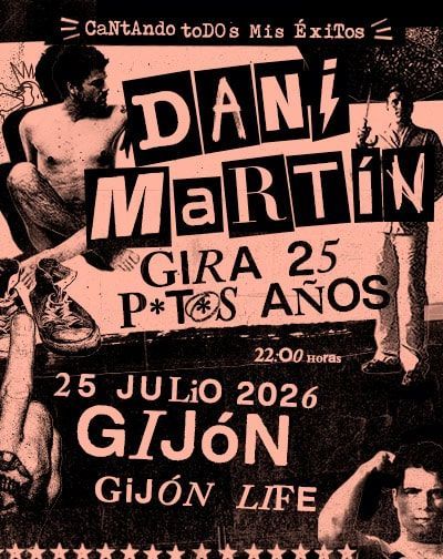 Dani Martín en Gijón