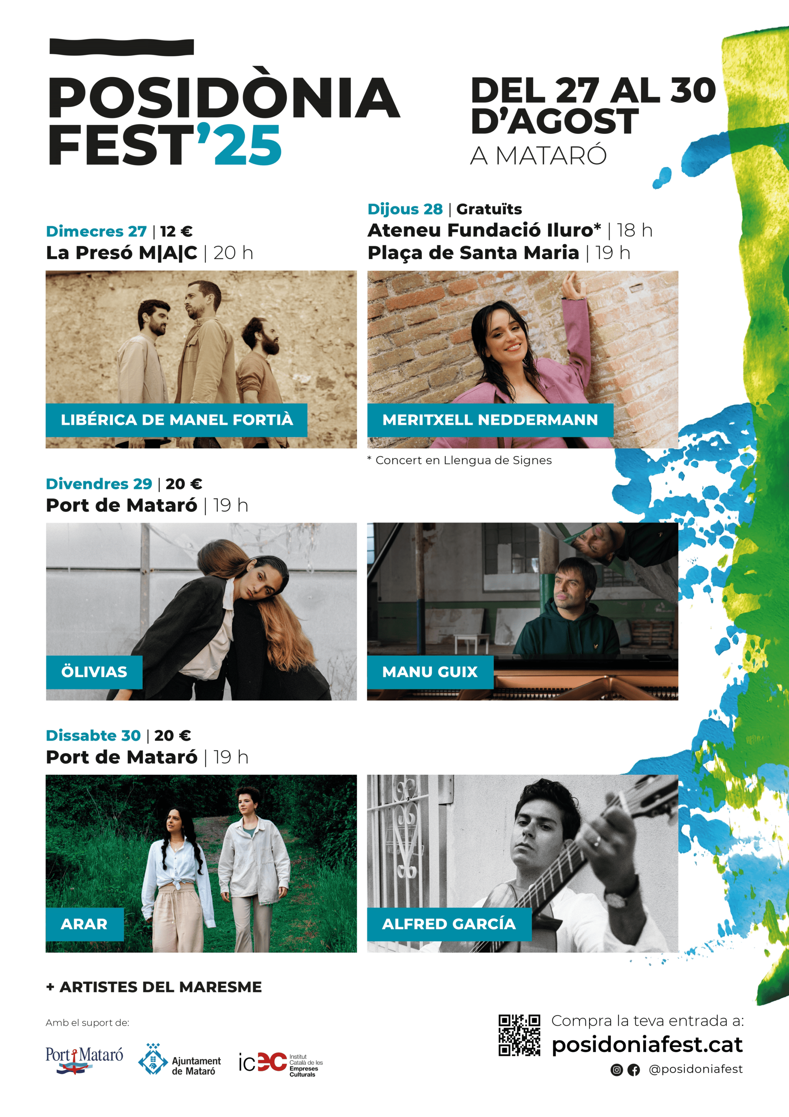 LIBÉRICA DE MANEL FORTIÀ – POSIDÒNIA FEST’25 en Mataró