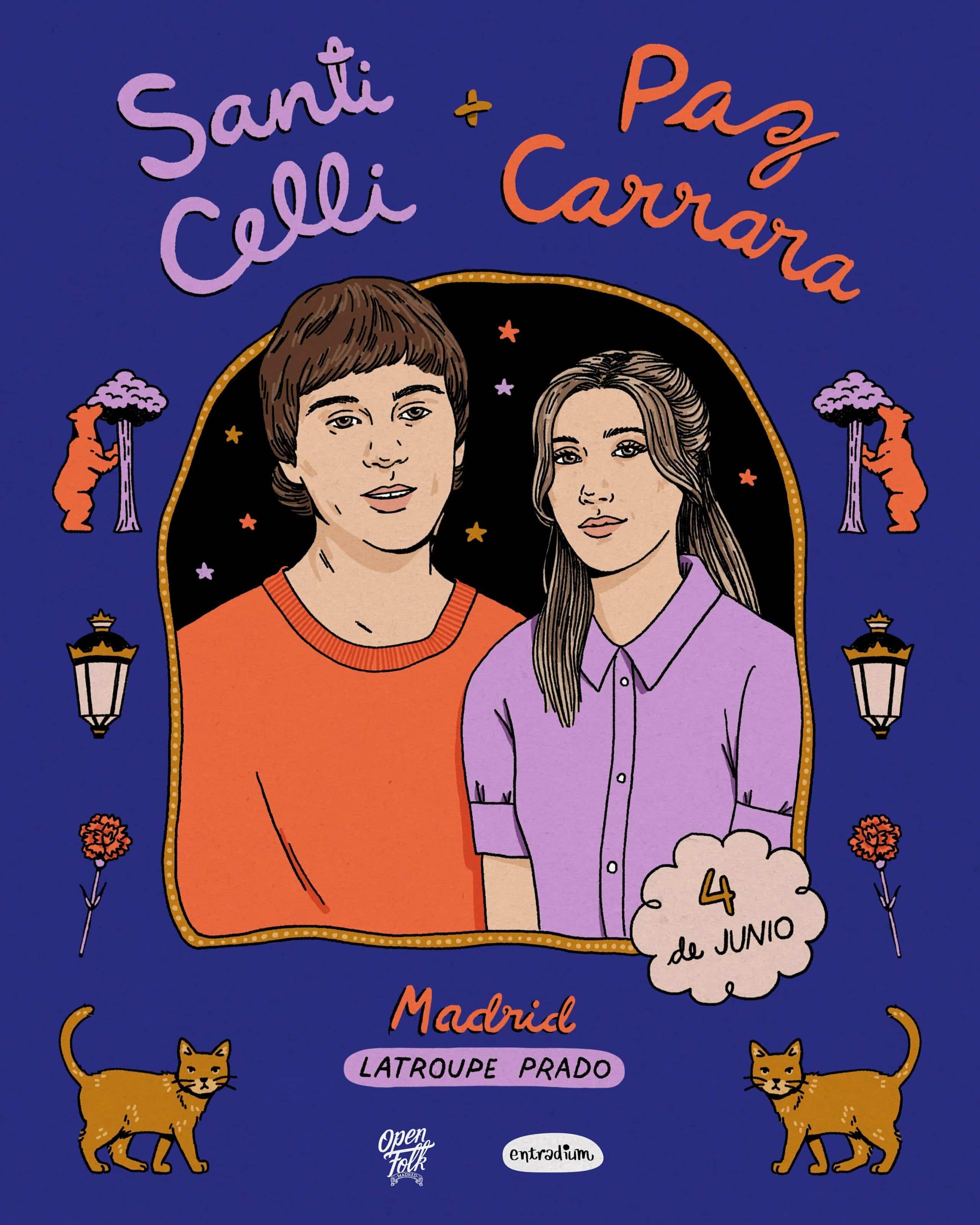 Santi Celli & Paz Carrara en Madrid en Madrid