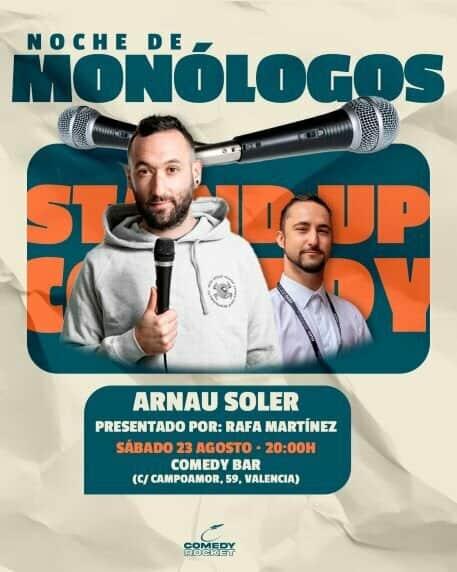Monólogo de Arnau Soler en Valencia
