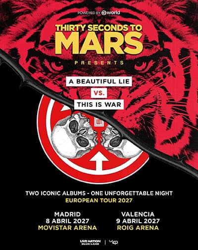 Thirty Seconds to Mars en Madrid Presents A Beautiful Lie vs This Is War