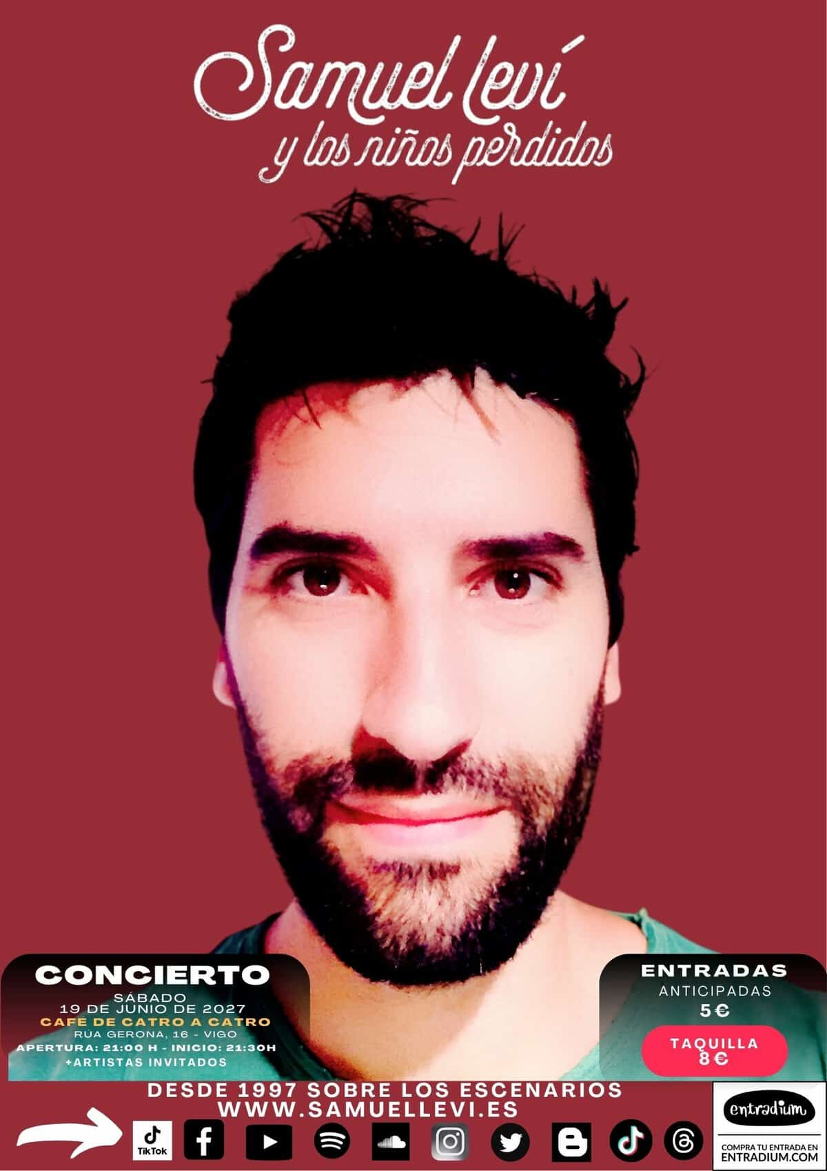 Samuel Levi y los niños perdidos en Vigo 30 años de canciones