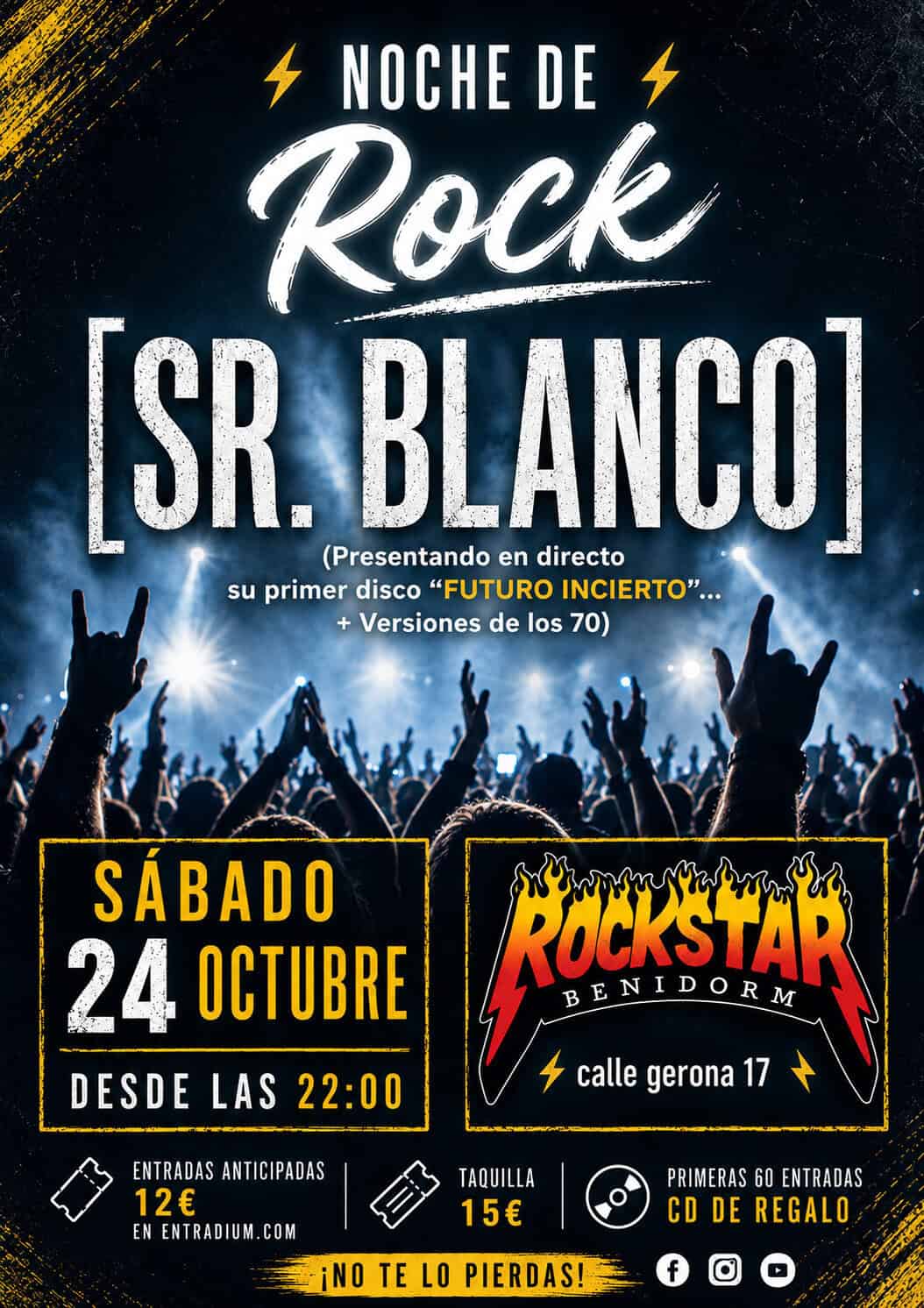 SR. BLANCO en "ROCKSTAR" en Benidorm