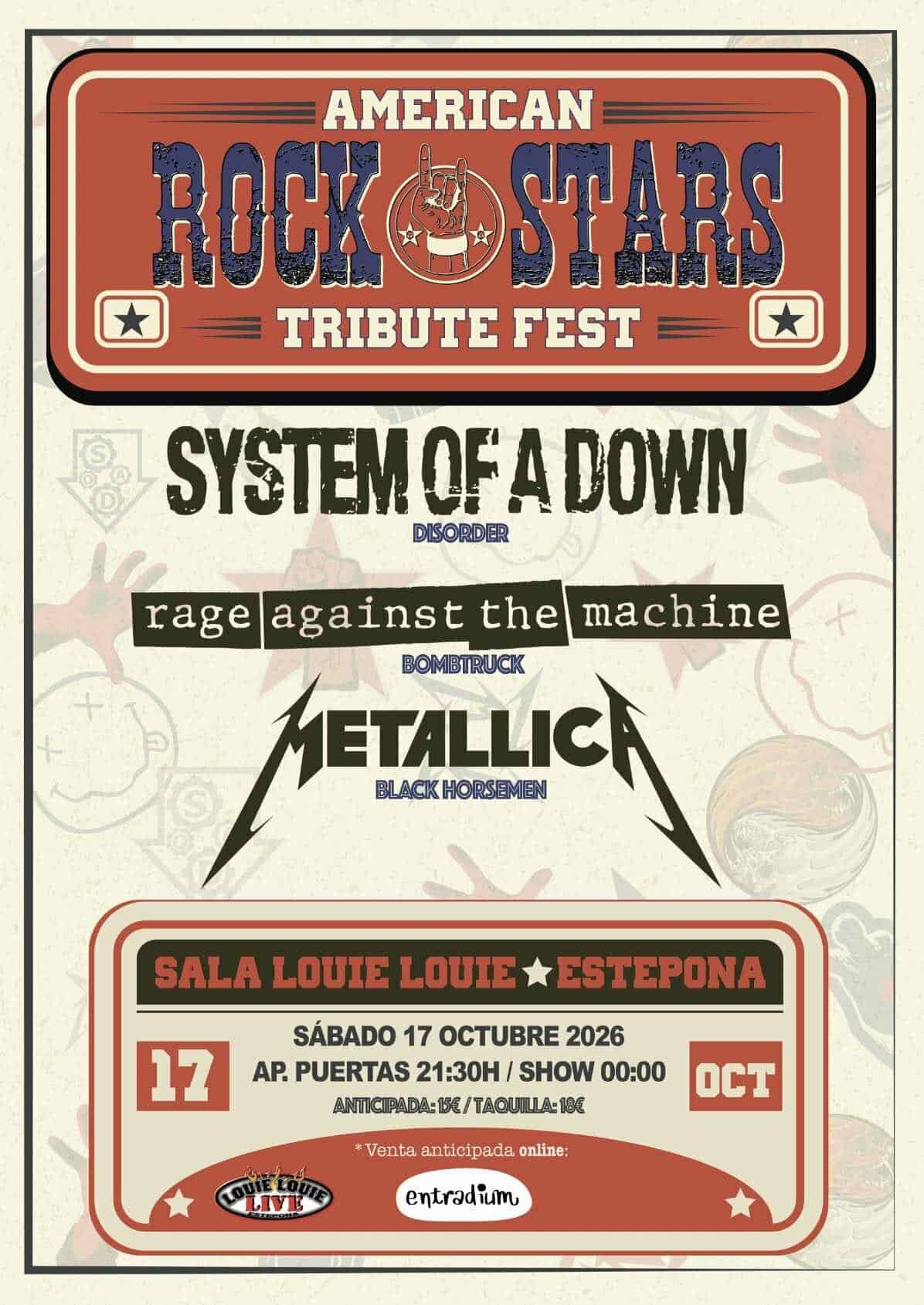 AMERICAN ROCK STARS en Estepona Festival de Tributos