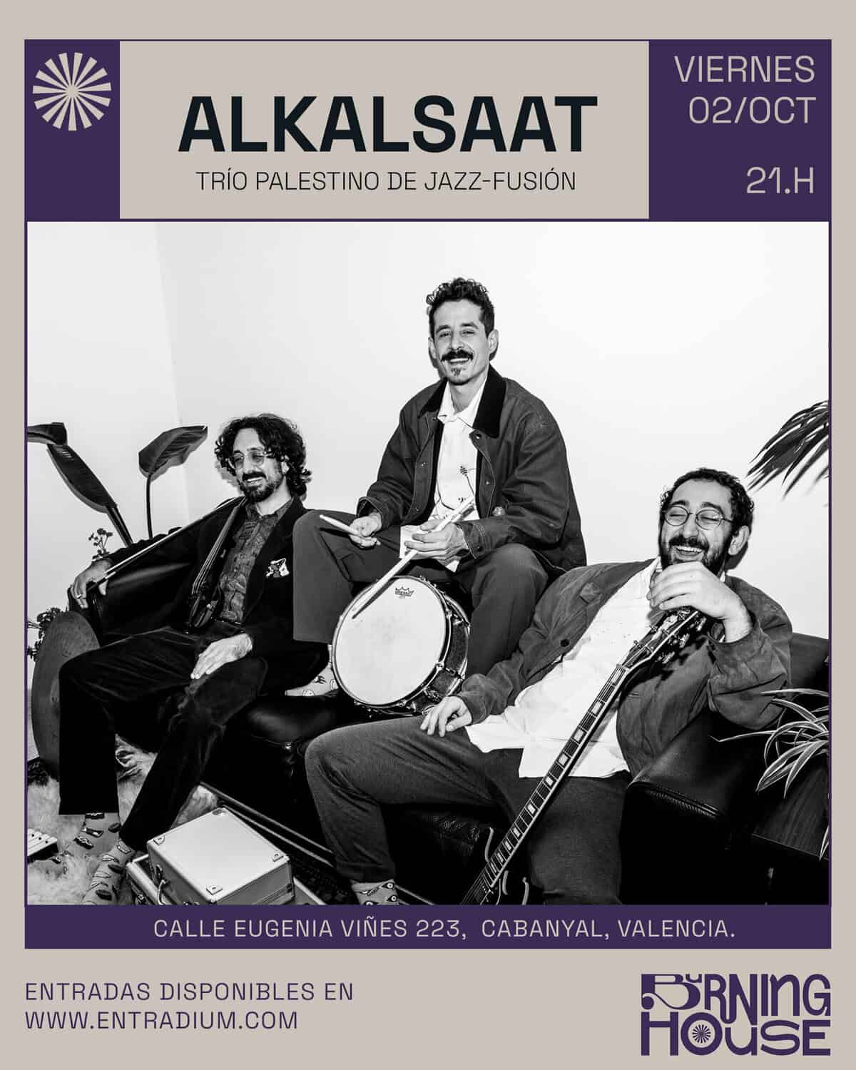 ALKALSAAT en Valencia en Burning House