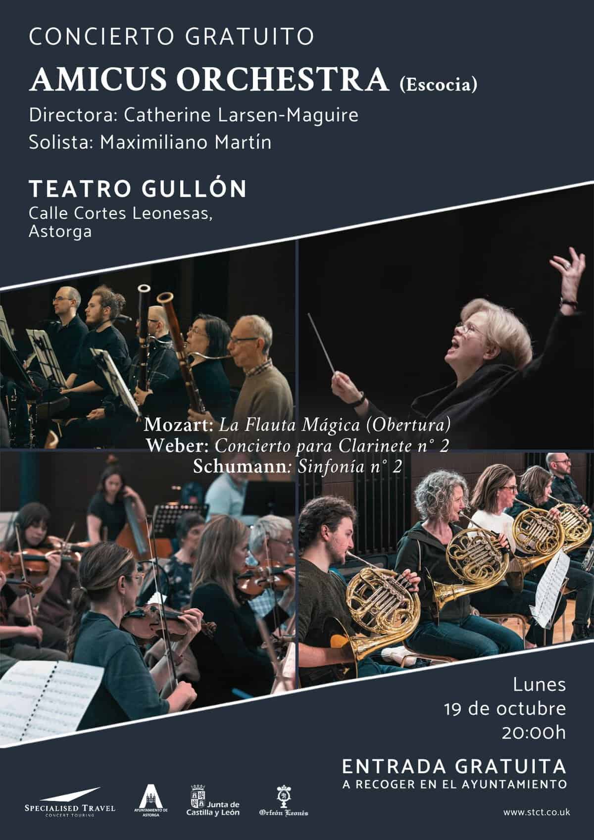 AMICUS ORCHESTRA GLASGOW en León Concierto Gratuito