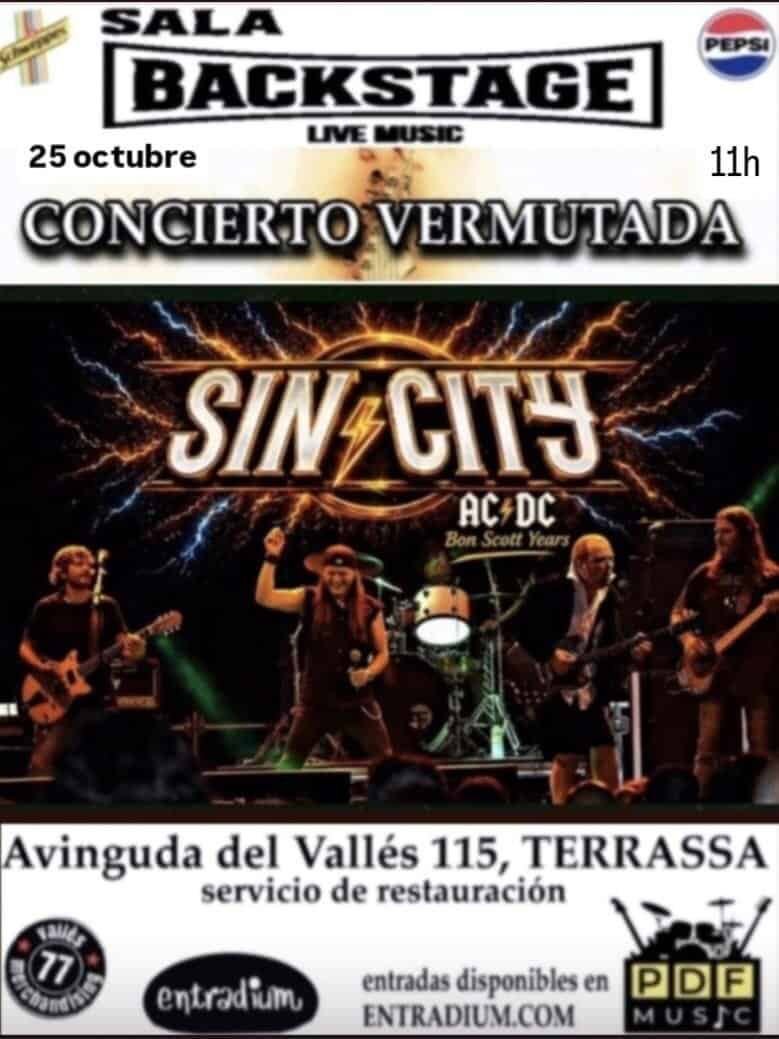 SIN CITY en Terrassa CONCIERTO VERMUTADA