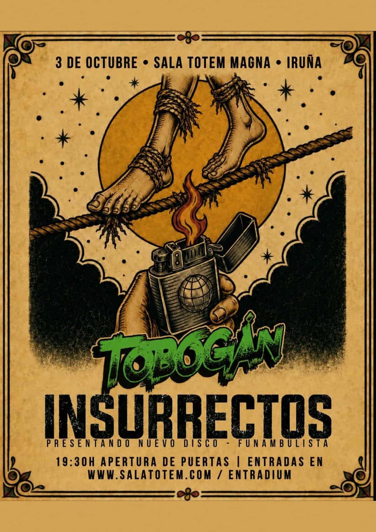 Insurrectos y Tobogán en Iruña