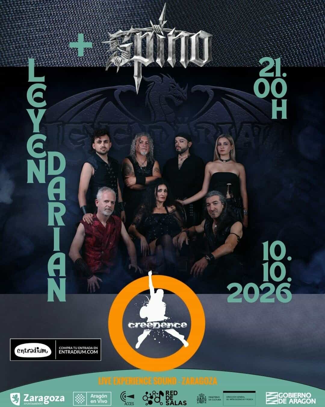 LEYENDÄRIAN y SPINO en Zaragoza