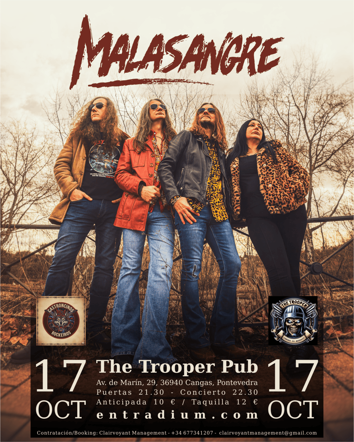 MALASANGRE en THE TROOPER Cangas en Cangas de Morrazo