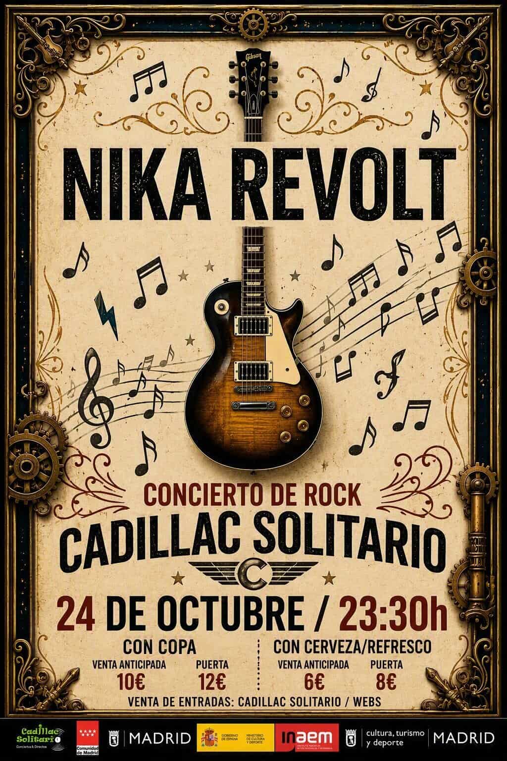 Nika Revolt - Tributo Pop-Rock en Madrid