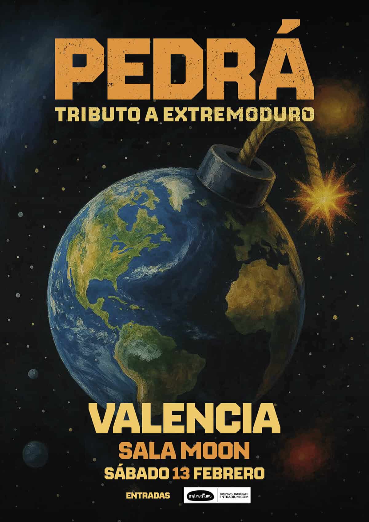 Pedrá (Tributo a Extremoduro) en Valencia - Sala Moon en Valencia