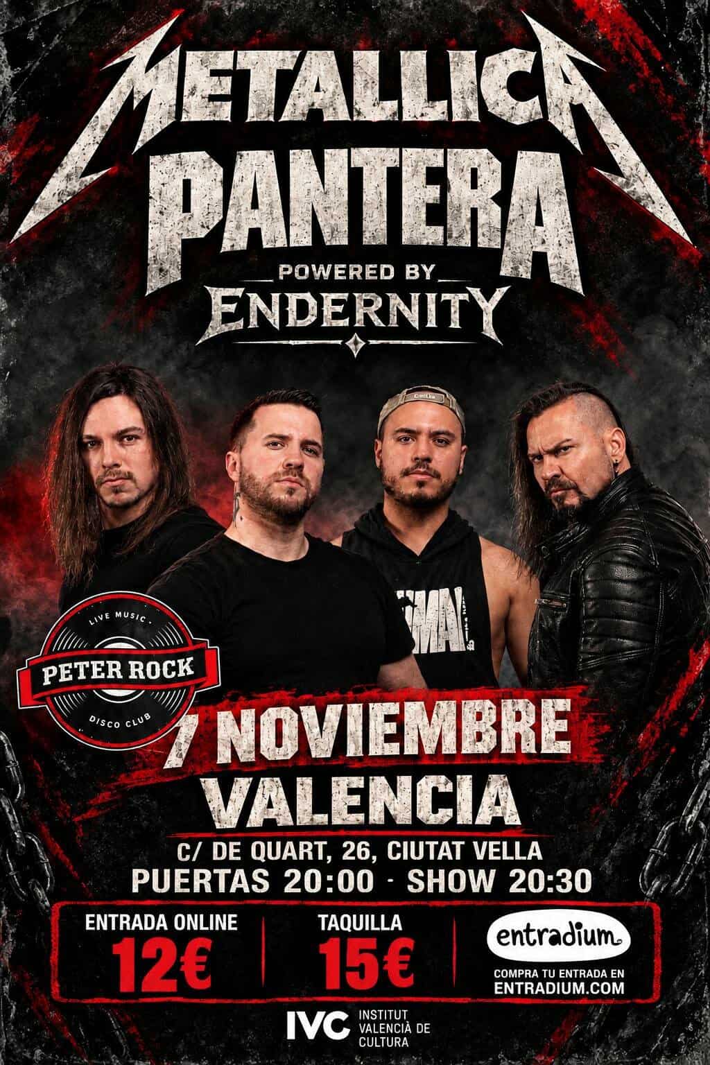 Endernity en Valencia en Peter Rock